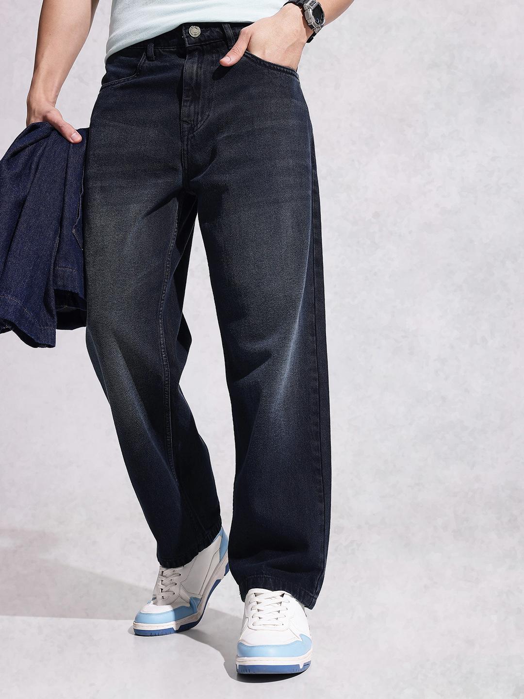 WROGN Men Pure Cotton Light Fade Jeans - Image 1