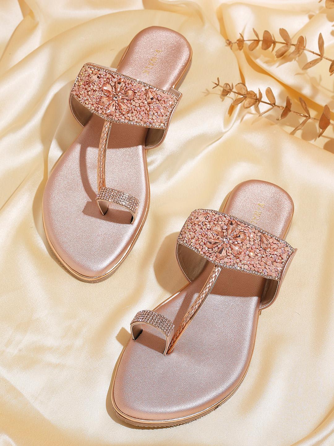 V Walk High Ripes Buy V WALK Women Embellished One Toe Flats - Flats for Women 33135485 ...