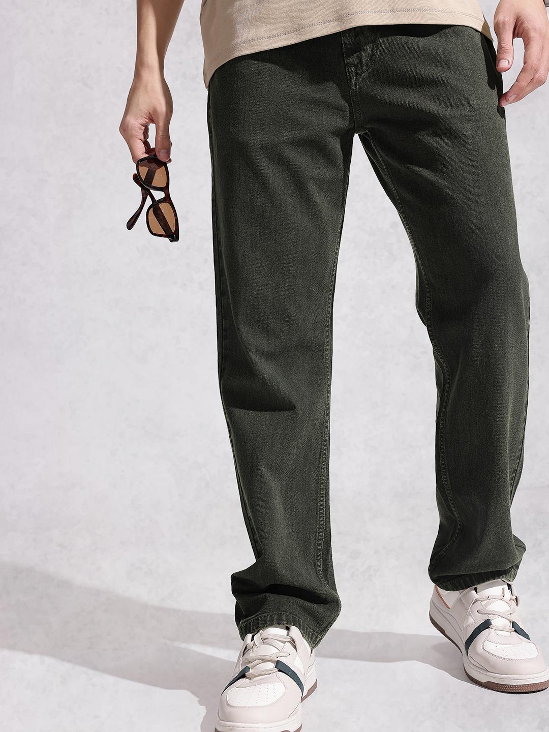 WROGN Men Anti Fit Mid-Rise Light Fade Pure Cotton Jeans