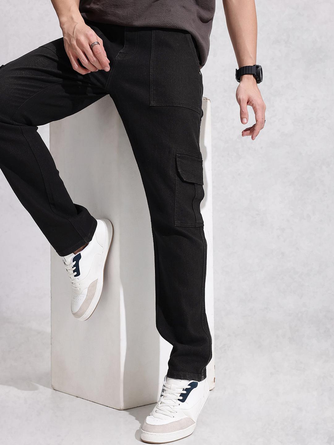 WROGN Men Relaxed Fit Mid-Rise Light Fade Stretchable Jeans