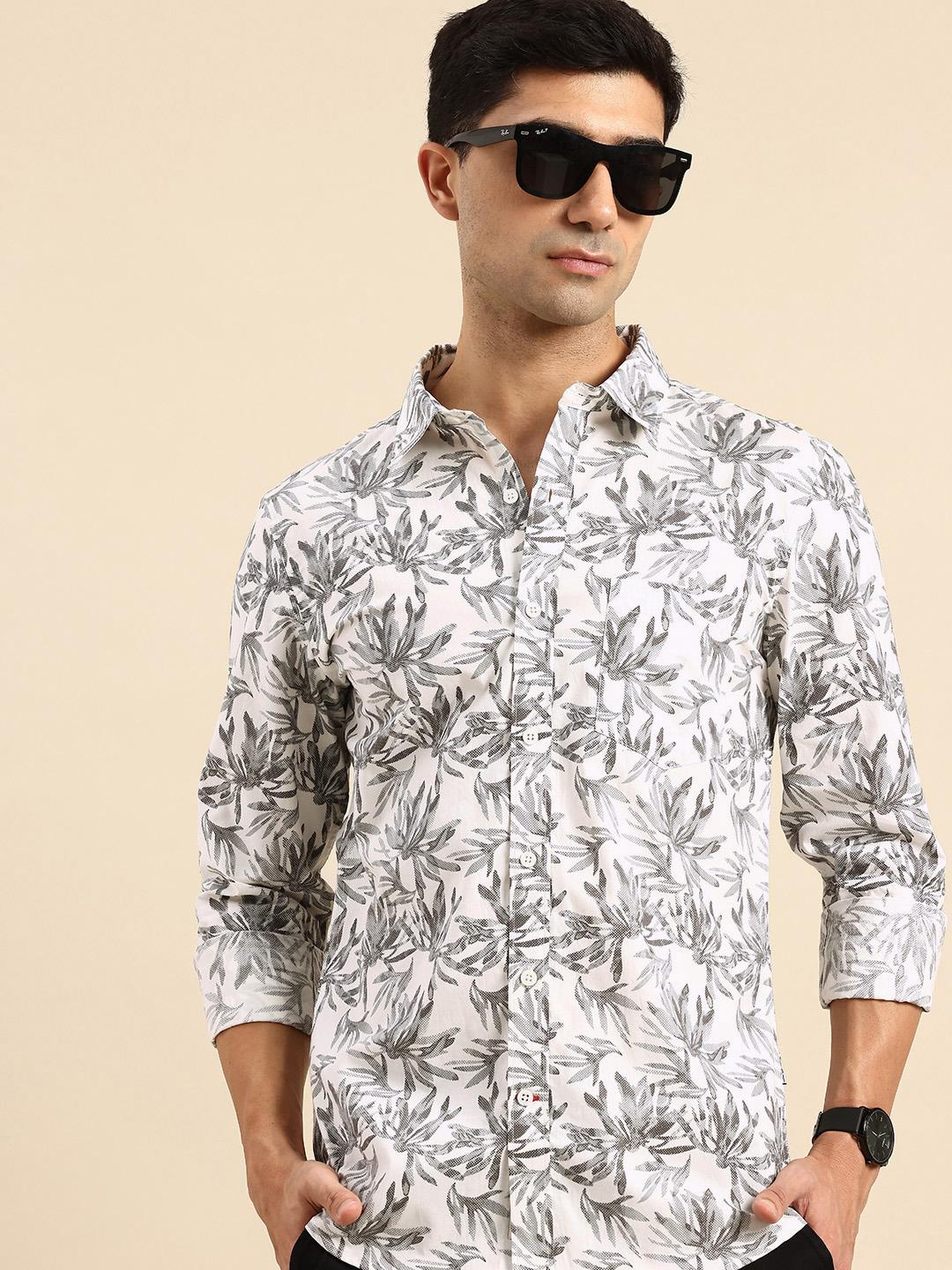 Being Human Tropical Printed Pure Cotton Casual Shirt