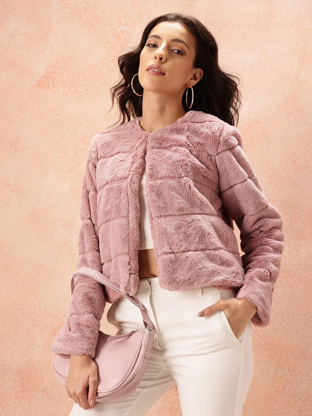 all about you Faux Fur Open Front  Jacket