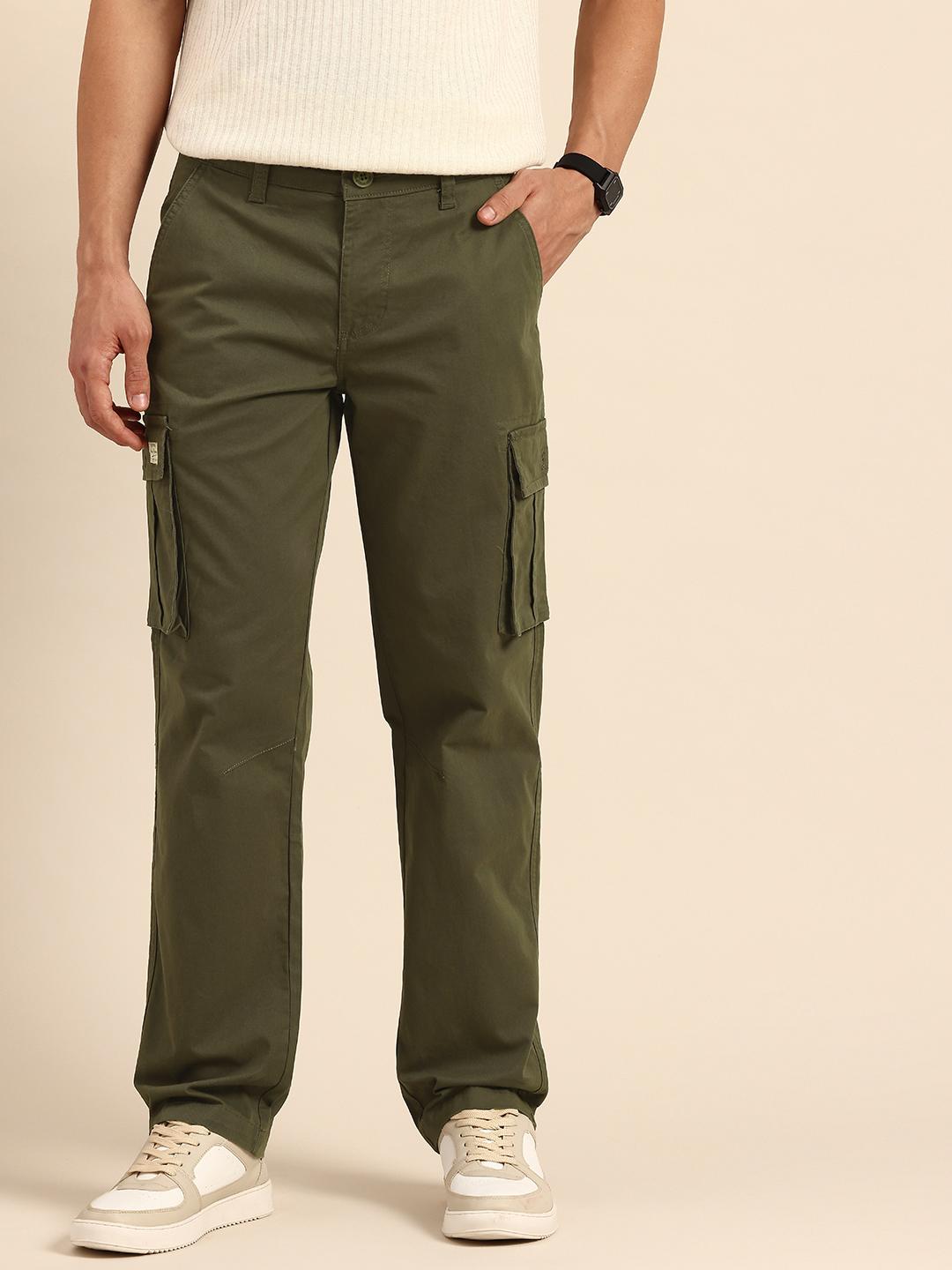 Stone Slim Fit Cargos for Men By Being Human Clothing