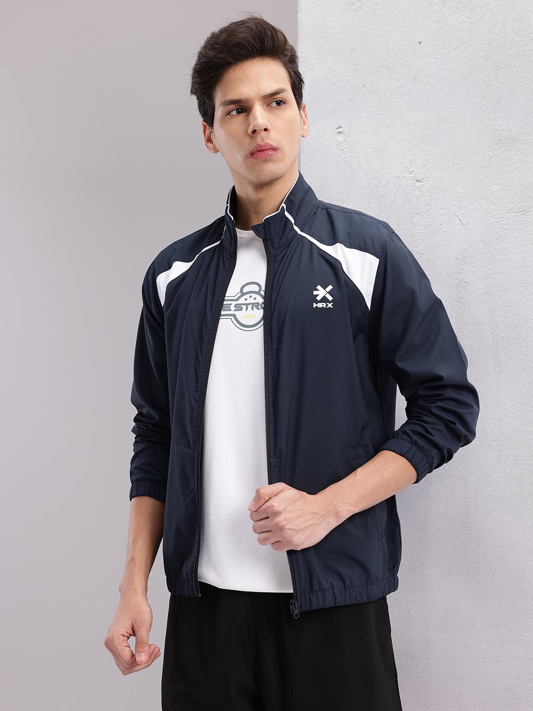 HRX by Hrithik Roshan Men Mock Collar Bomber Lifestyle Jacket