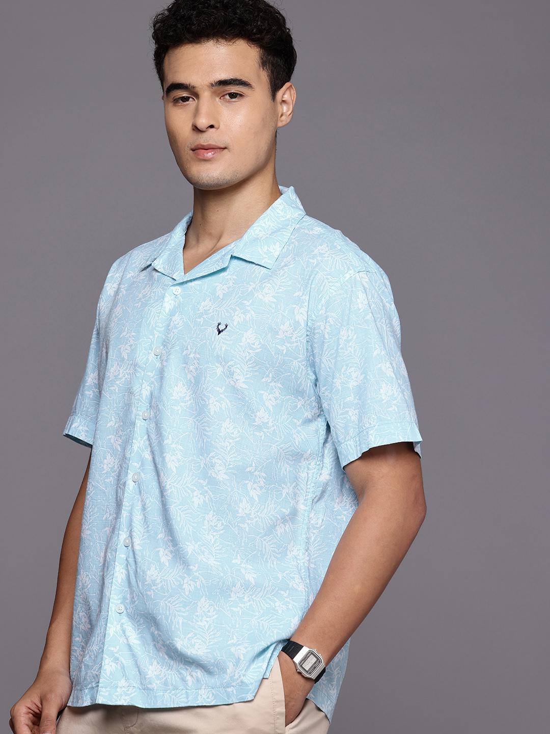 Allen Solly Relaxed Fit Tropical Printed Casual Shirt