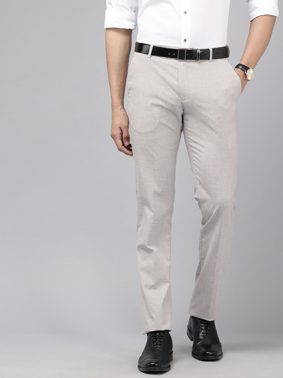 Mens tapered fit formal trouser