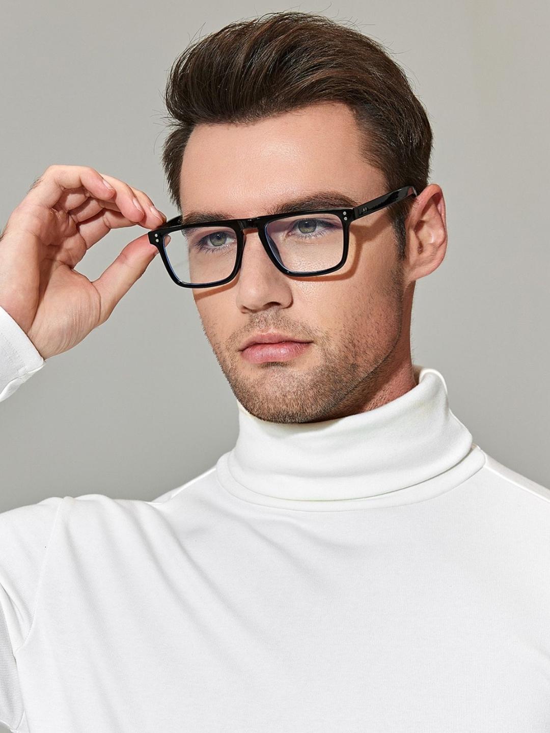 Buy RESIST EYEWEAR UNISEX Black Clear UV Protected Square Sunglasses - - Accessories for Unisex