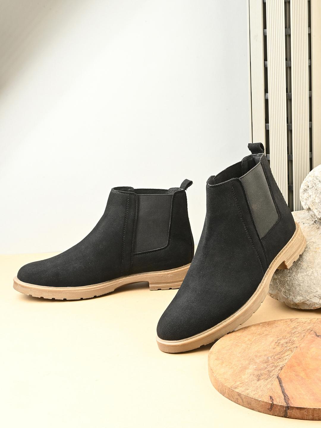 Buy The Roadster Lifestyle Co Men Casual Block Heeled Chelsea Boots -  - Footwear for Men