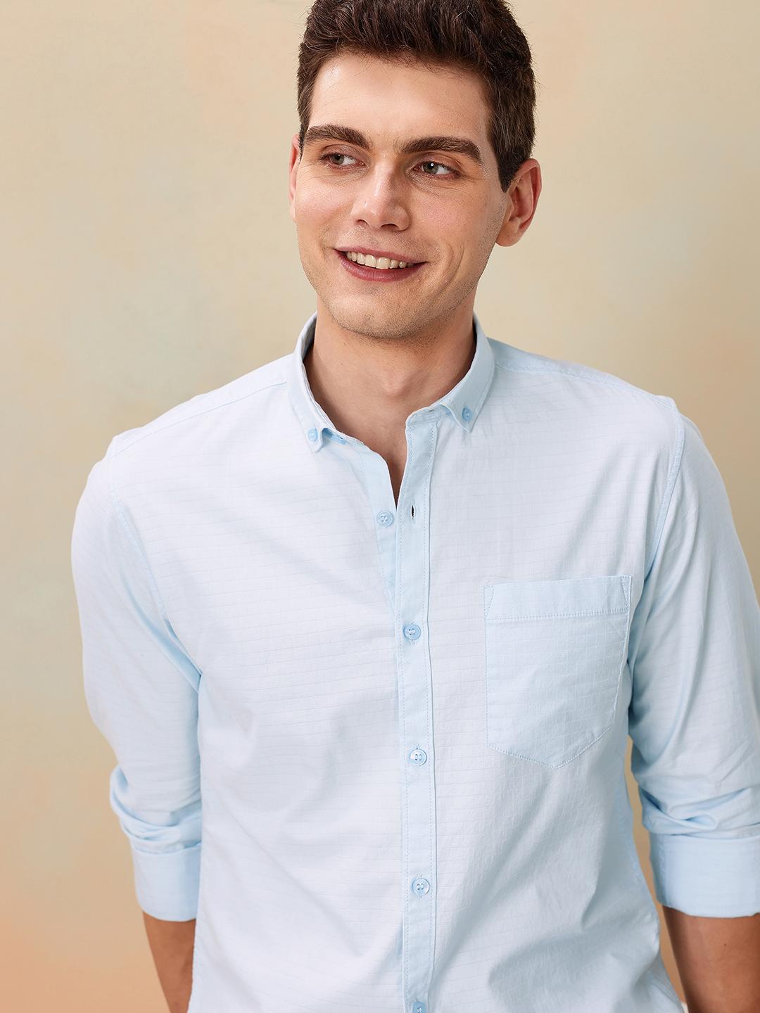 Mast & Harbour Men Standard Pure Cotton Casual Shirt