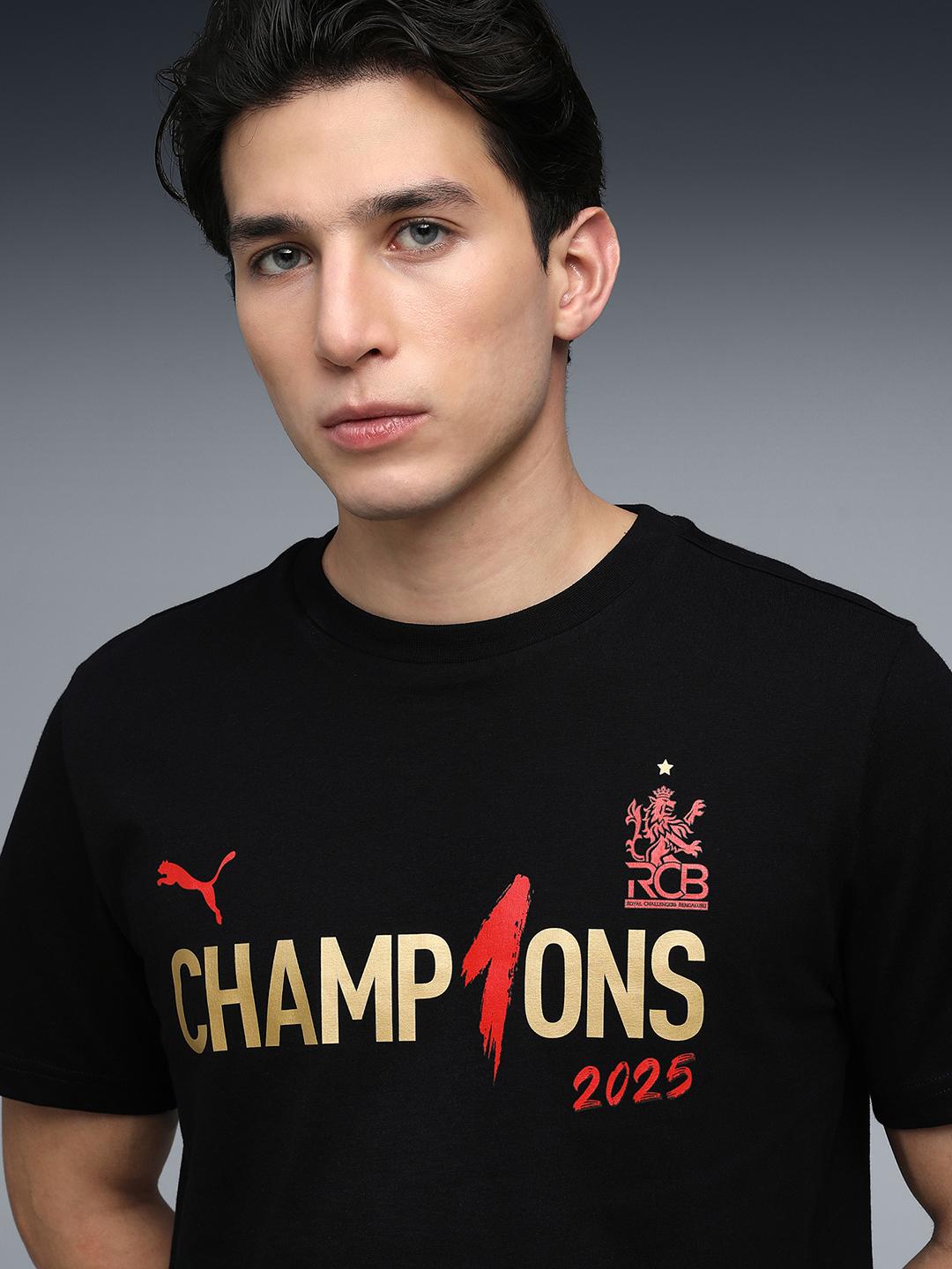 Buy Puma X RCB Champions Tee - - Apparel for Men