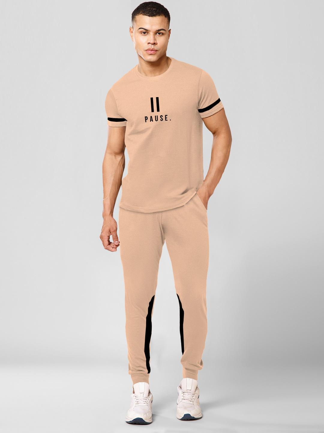 Buy TRIPR Men Printed Round Neck T Shirt With Joggers Co Ords Set - - Apparel for Men