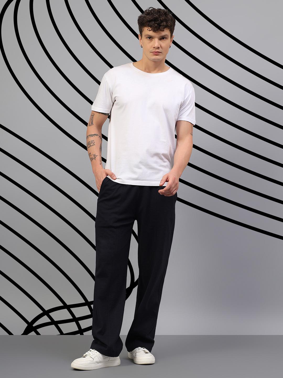 AKTIO Men Straight Fit Cotton Trousers - Image 1