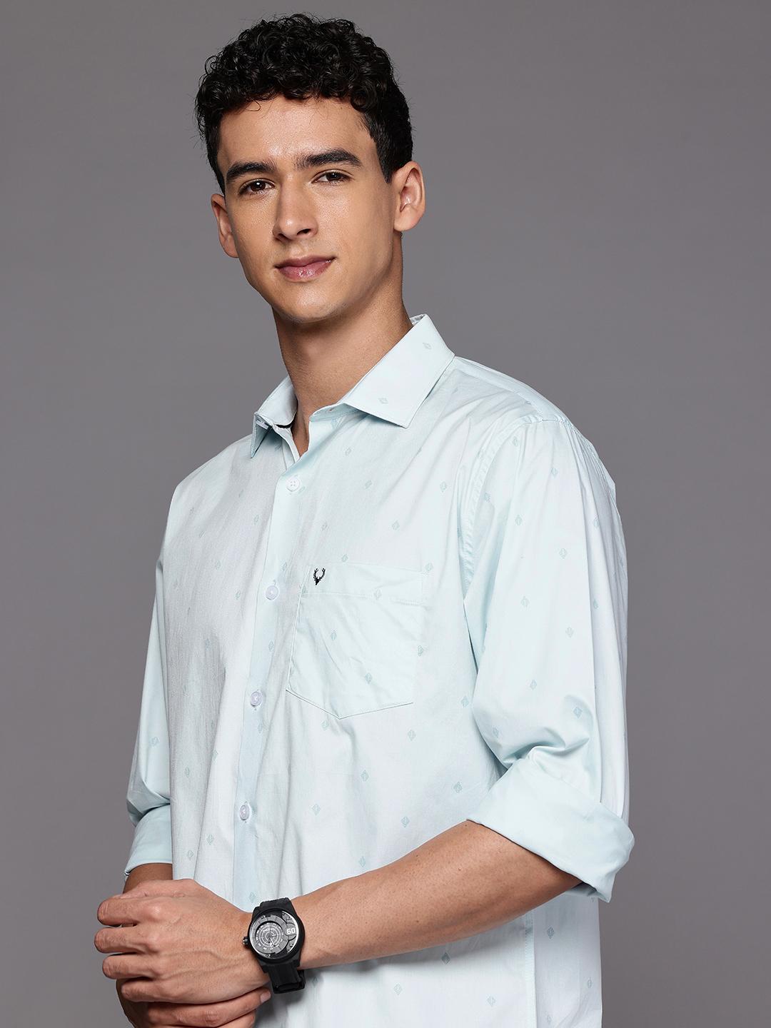Allen Solly Classic Fit Printed Casual Shirt