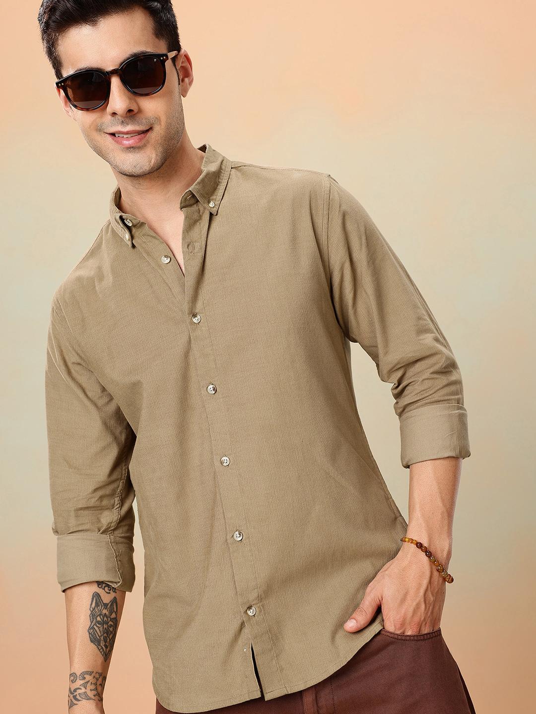 Mast & Harbour Men Standard Pure Cotton Casual Shirt