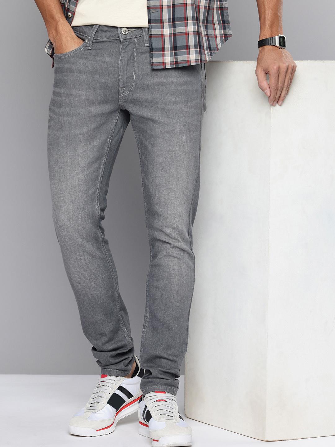 Flying Machine Men F17 Jackson Skinny Fit Low-Rise Light Fade Stretchable Jeans
