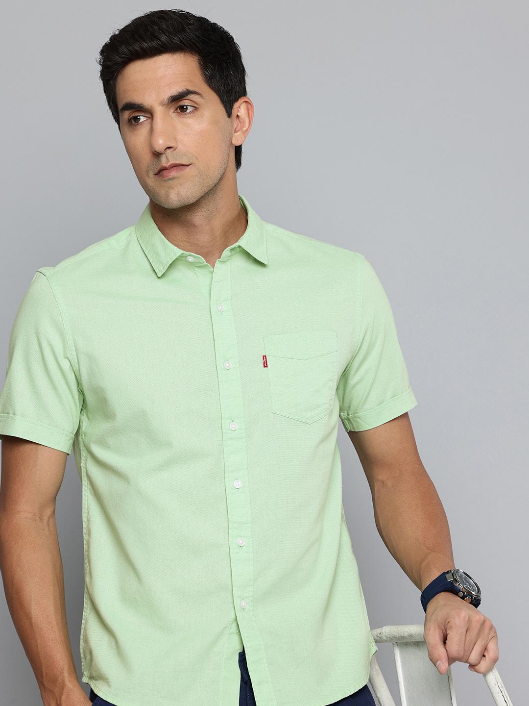 Levis Slim Fit Pure Cotton Casual Shirt