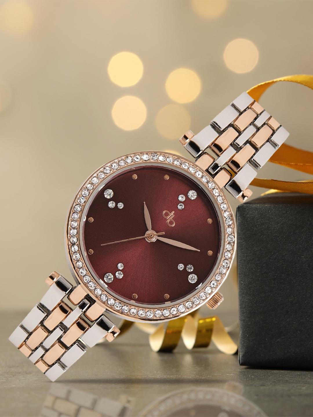DressBerry Women Maroon Analogue Watch MFB-PN-SNT-E16