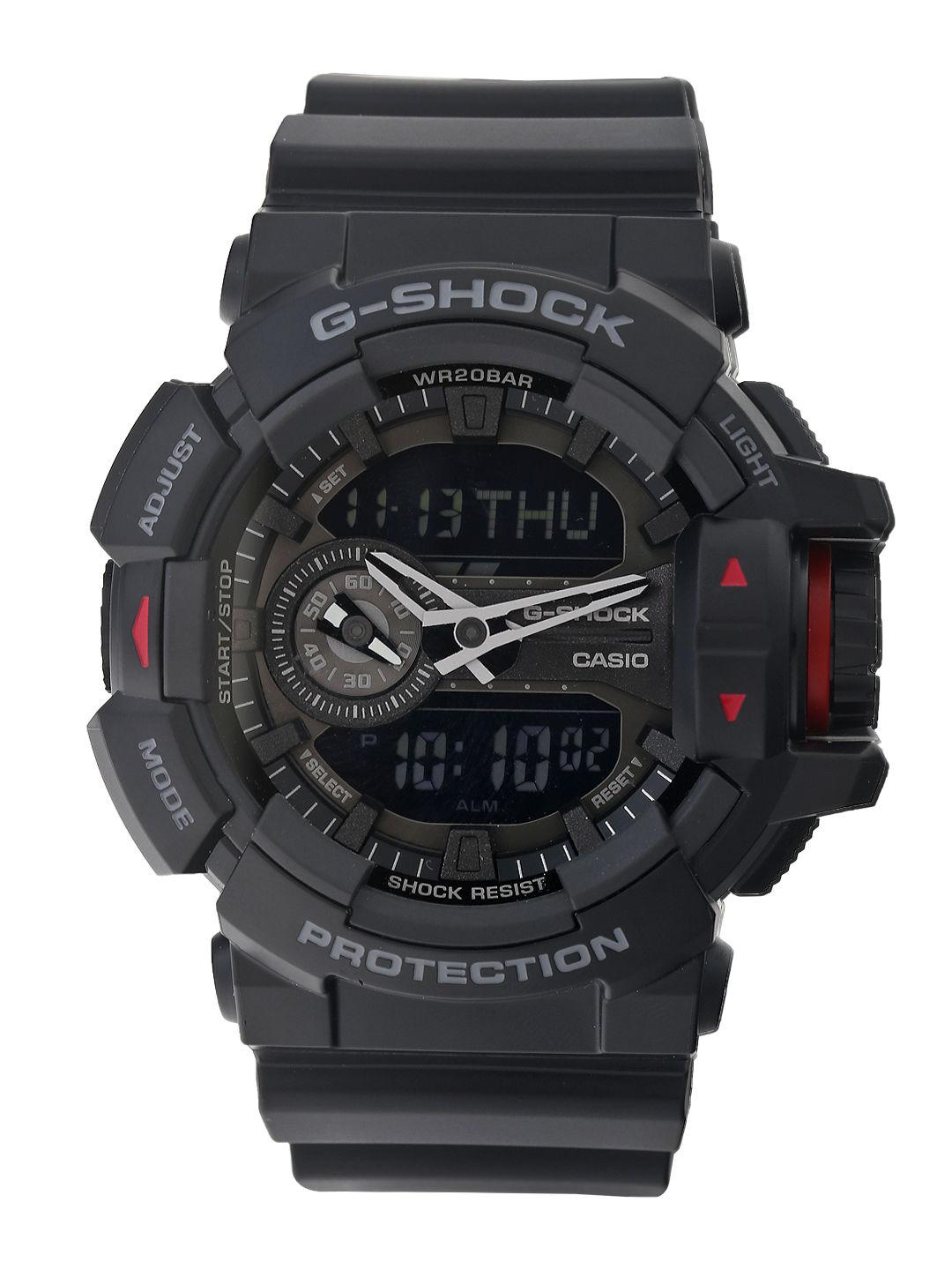 CASIO Men G-Shock GA-400-1BHDR Black-Red Watch