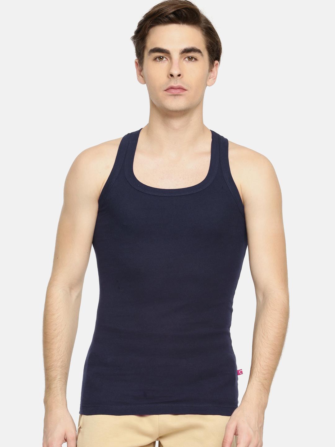 Body Color Inner Vest Buy Chromozome Navy Innerwear Vest WS 21 - Innerwear Vests for Men ...