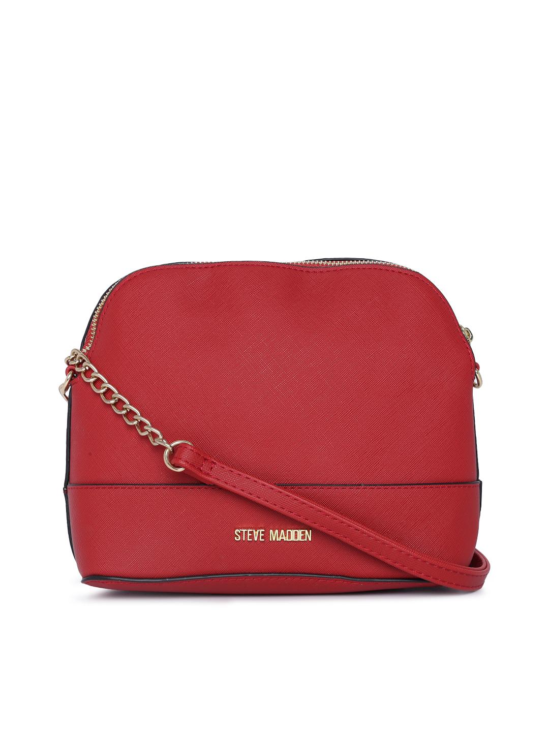 buy-steve-madden-red-solid-sling-bag-handbags-for-women-8438655-myntra