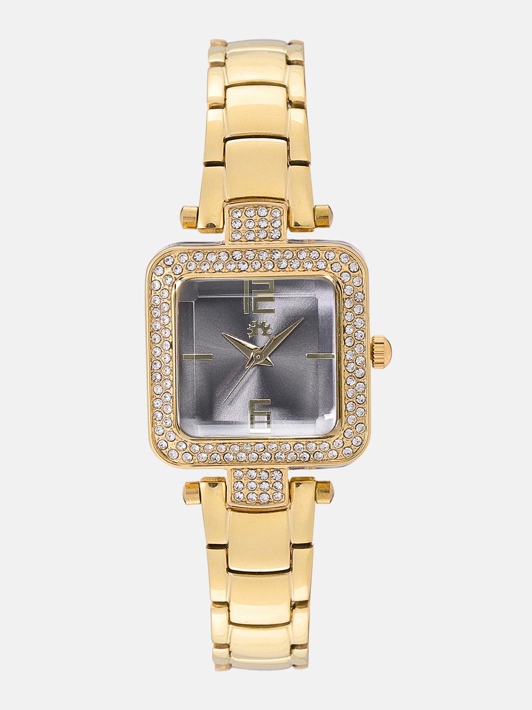 Buy Anouk Women Gunmetal Toned Analogue Watch DES WAT AN6 - Watches for ...