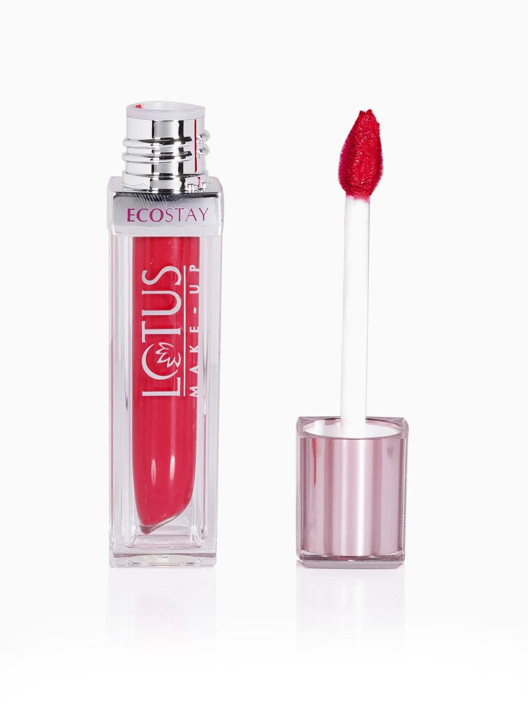 Buy Lotus Herbals Sustainable Make Up Ecostay Matte Lip Lacquer Rose ...