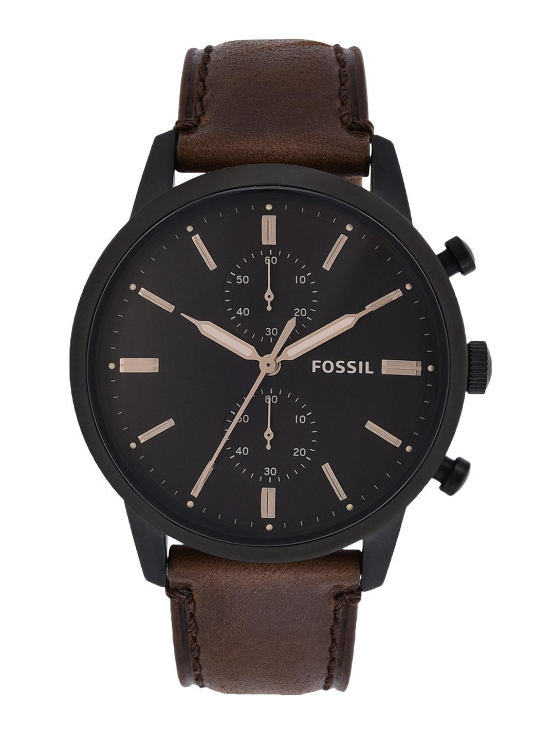 Buy Fossil Men Brown Analogue Watch FS5437 - - Accessories for Men