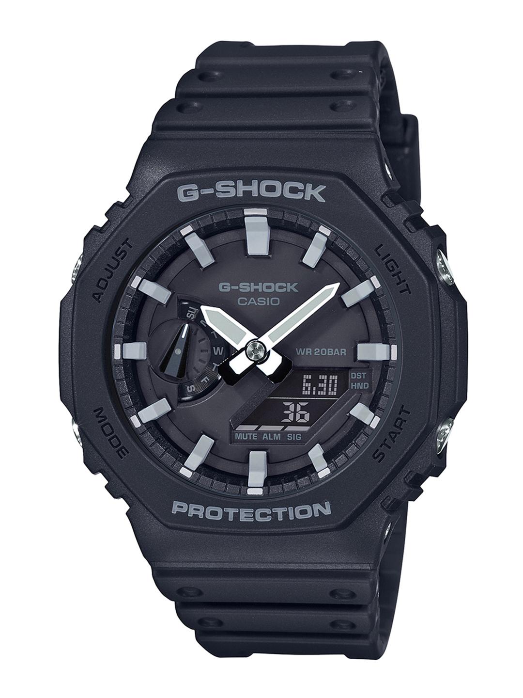 CASIO Men G-Shock GA-2100-1ADR Black Watch - Image 1