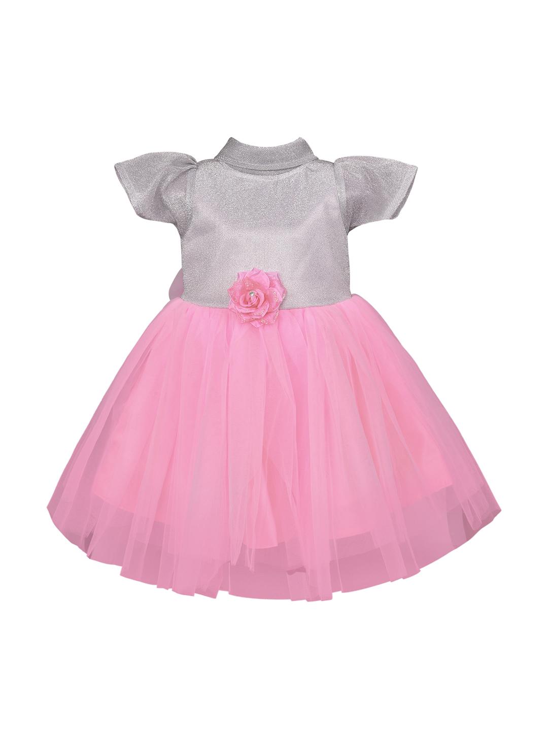 Wish Karo Kids Dungaree Dress For Baby Girls-(bt48blu) main image 1