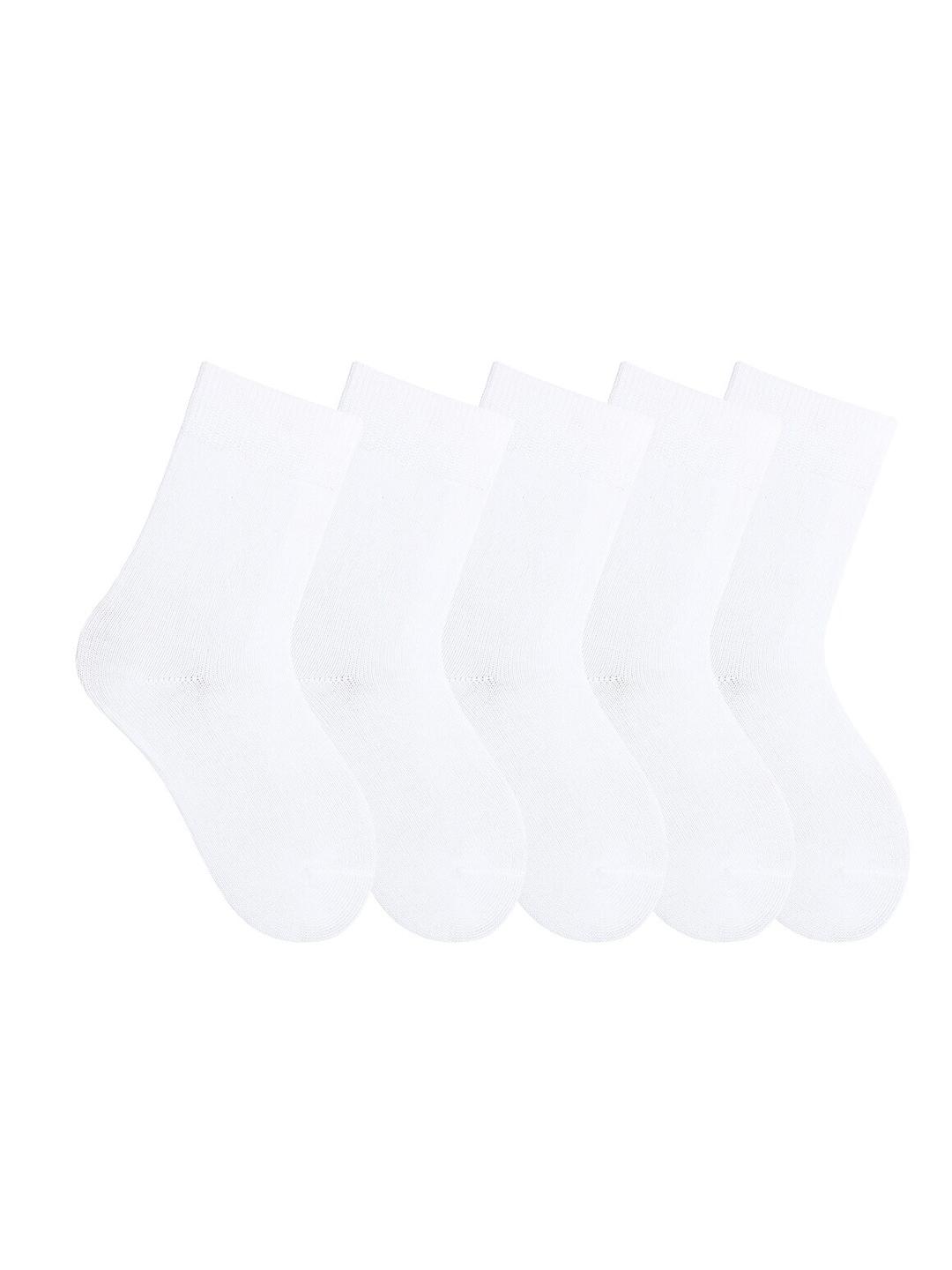 Buy Bonjour Pack Of 5 Assorted Crew Length School Socks - - Accessories for Unisex Kids