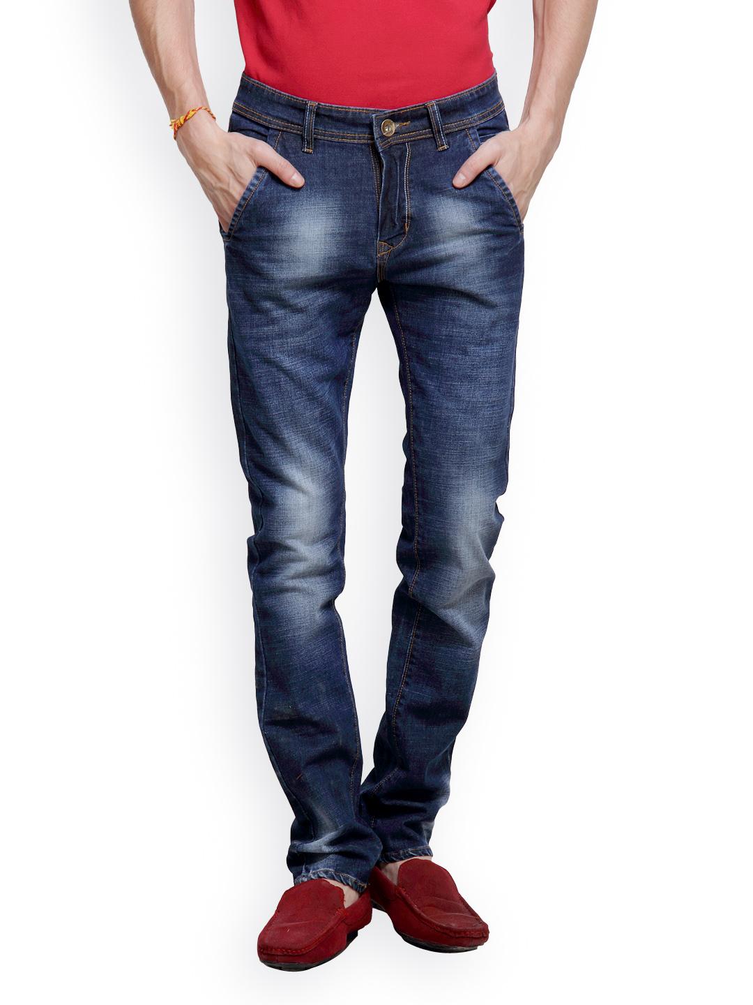 Buy Design Roadies Men Blue Narrow Fit Jeans - Jeans for Men 340123 ...