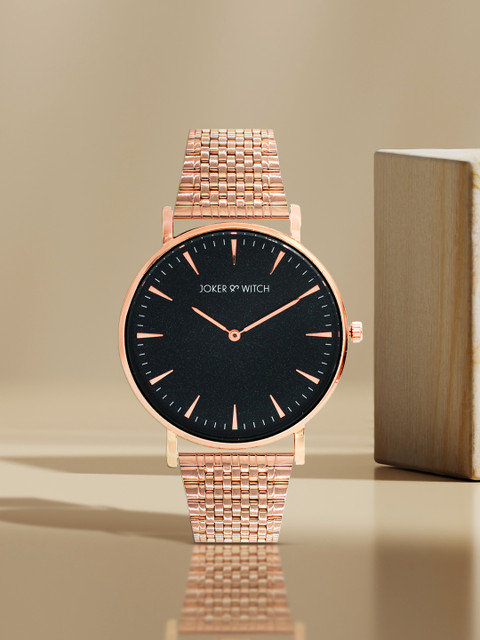 Buy JOKER & WITCH Women Black Analogue Watch AMWW338 - - Accessories for Women