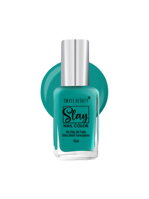 Buy SWISS BEAUTY Slay Ultra Shine Formulation Nail Colour 13ml Sea Deep Blue 78 - - Personal Care for Women