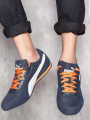 Puma Men Navy Solid Superior DP Sneakers