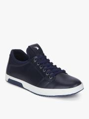 Hoopers Men Navy Blue Solid Sneakers