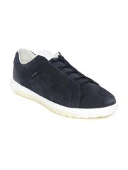 Geox Men Navy Blue Suede Sneakers