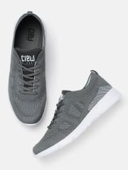 Crew STREET Men Grey Synthetic Running Shoes