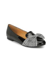 Truffle Collection Women Black Solid Ballerinas