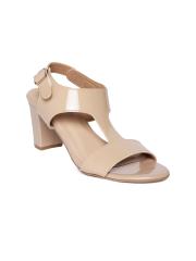 Inc 5 Women Beige Solid Sandals