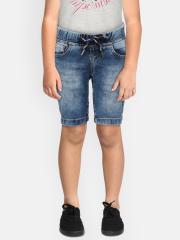 Pepe Jeans Boys Blue Washed Denim Shorts