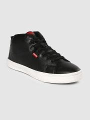 Levis Men Black Flat Boots