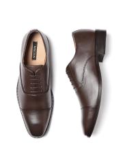 INVICTUS Men Coffee Brown Formal Oxfords