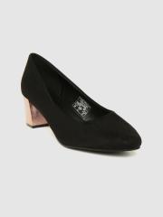 Allen Solly Women Black Solid Pumps