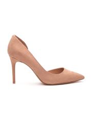 MANGO Women Peach-Coloured Solid Pumps