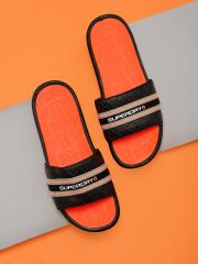 Superdry Men Black Printed Sliders