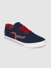 Flying Machine Men Navy Blue Sneakers