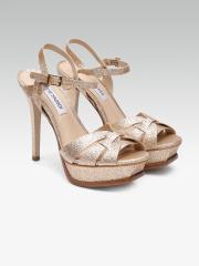 Steve Madden Women Gold-Toned Embellished Sandals