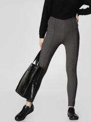 Vero Moda Women Charcoal Grey Solid Jeggings