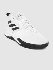 ADIDAS Men White OwnTheGame Basketball Shoes