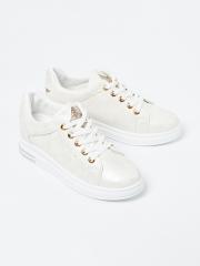 Ginger by Lifestyle Women White Sneakers